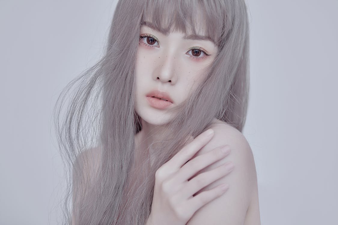 Lavender Grey Hair Colour